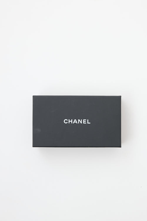 Chanel 2017 CC Compact Caviar Flap Wallet