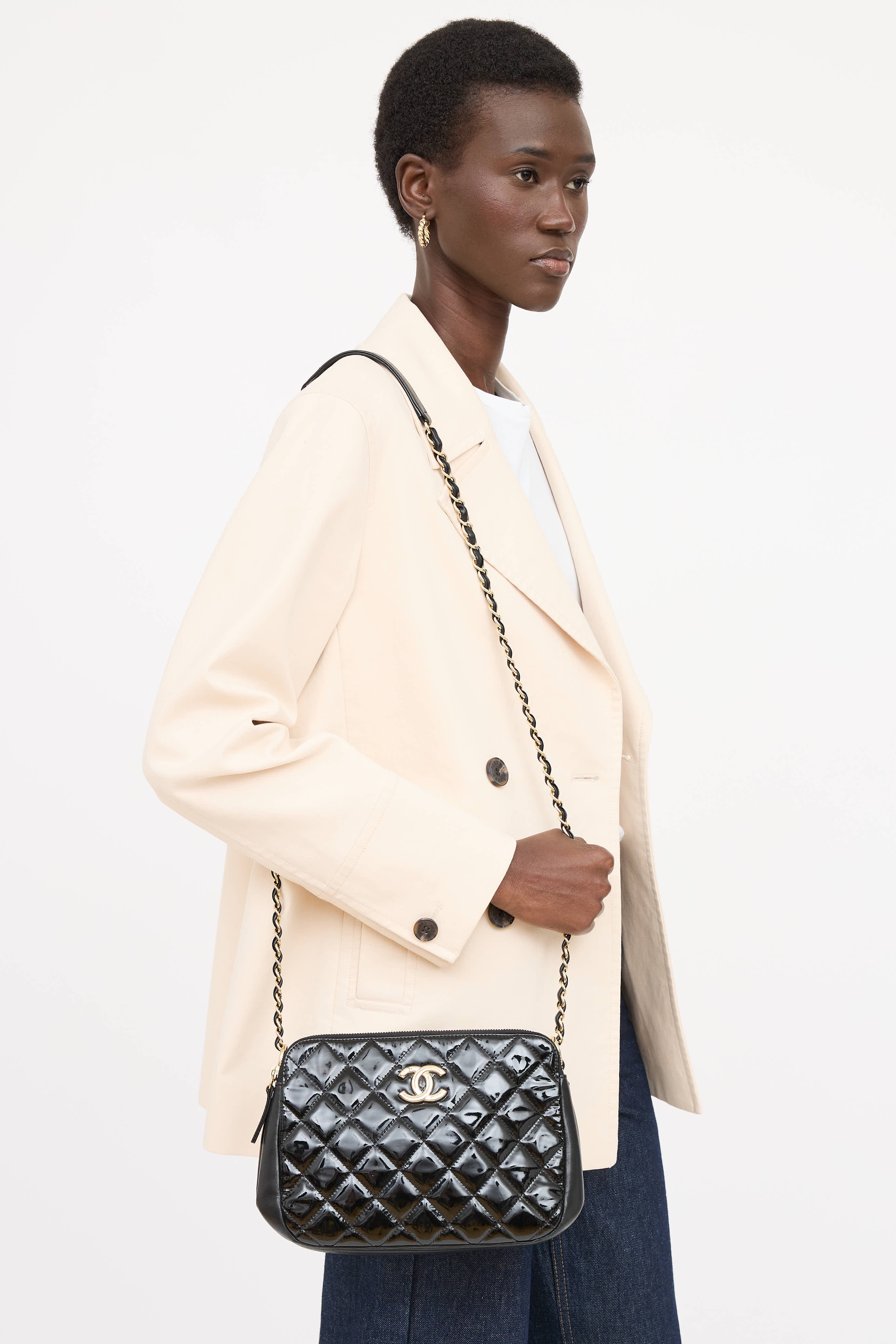 Chanel 2014 Patent Leather Camera Bag