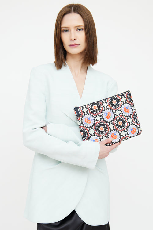Cruise 2014 Black & Multi Dubai Quilted Clutch
