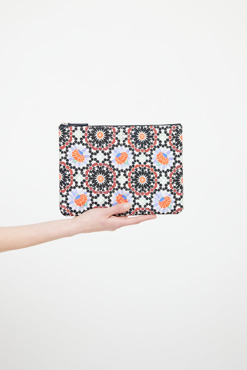 Cruise 2014 Black & Multi Dubai Quilted Clutch