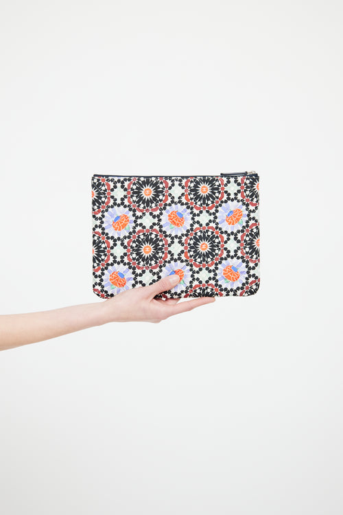 Cruise 2014 Black & Multi Dubai Quilted Clutch