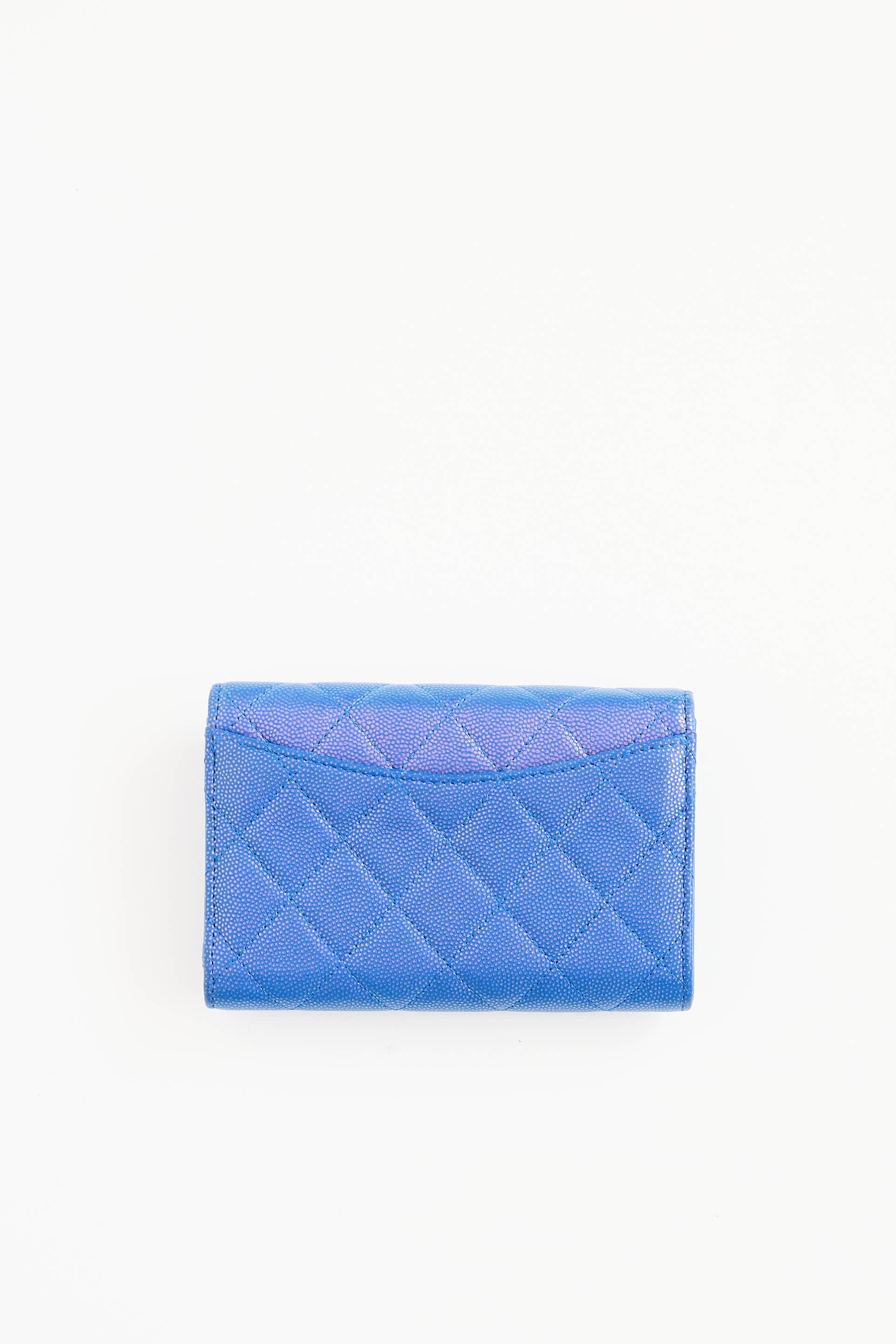 Chanel 2023 Iridescent Caviar Wallet