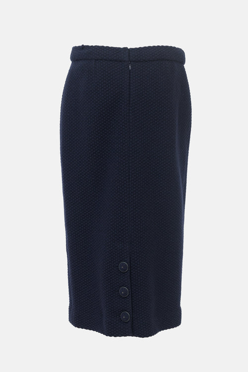 Chanel Boucle Midi Skirt