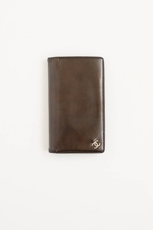 Chanel Series 11 Leather Long Bi-Fold Wallet