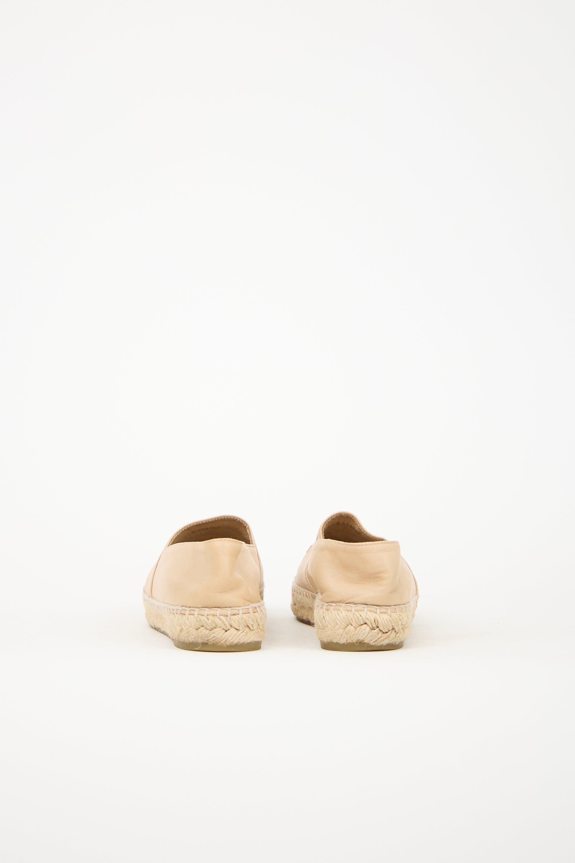 Chanel Leather CC Espadrille