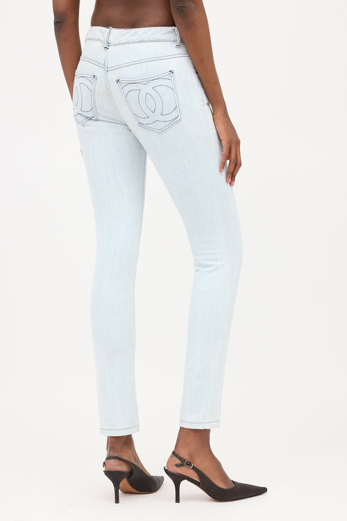 Chanel CC Slim Leg Jeans