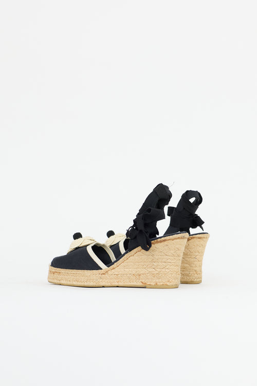 Chanel Camellia Espadrille Sandal