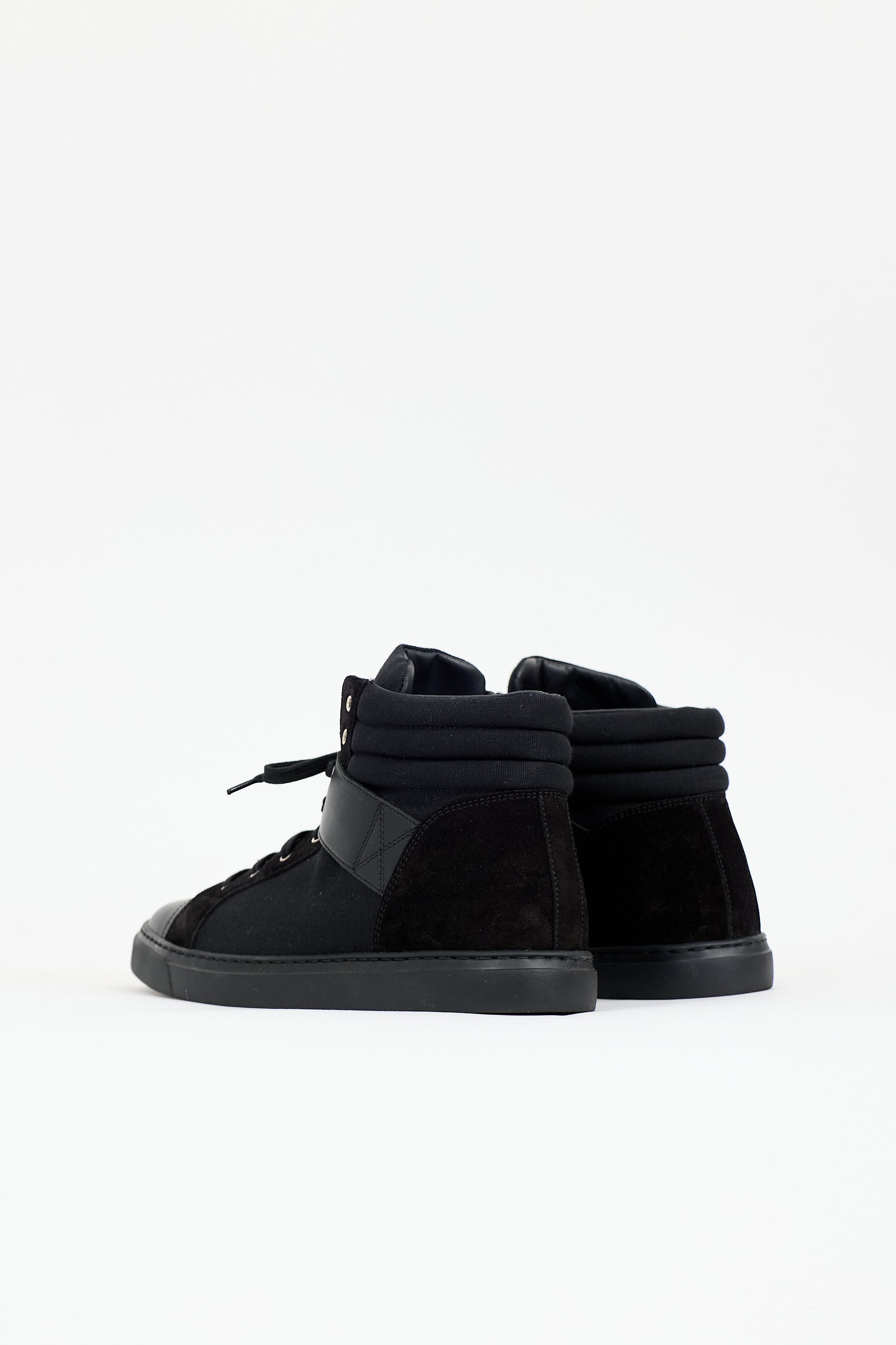 Chanel Canvas & Suede CC Sneaker