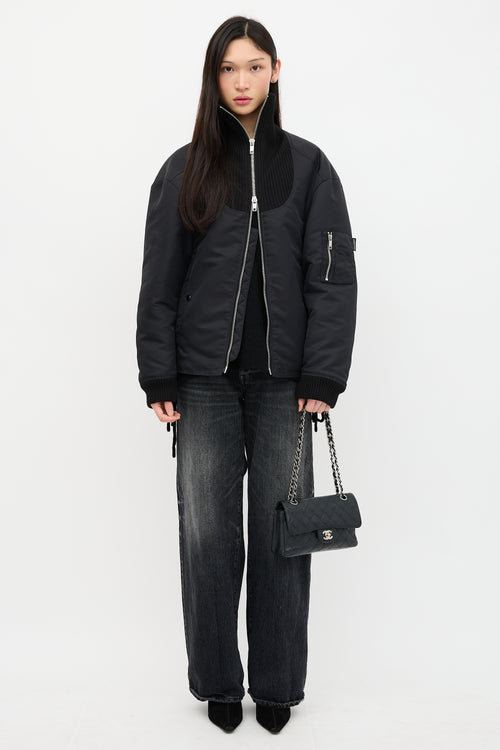 Chanel Caviar Leather Small Double Flap Bag