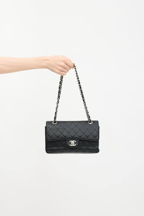 Chanel Caviar Leather Small Double Flap Bag