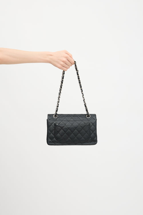 Chanel Caviar Leather Small Double Flap Bag