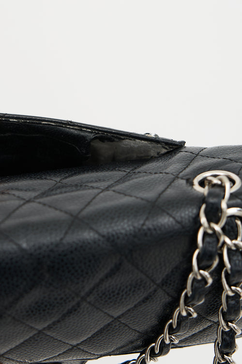 Chanel Caviar Leather Small Double Flap Bag
