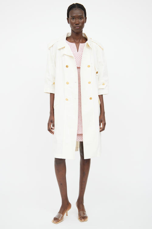 Chanel 1980s A-Line Trench Coat