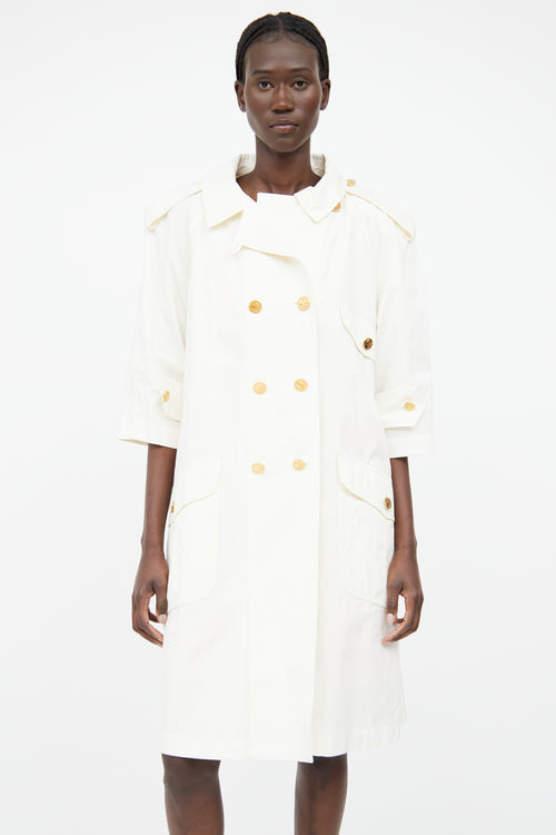 Chanel 1980s A-Line Trench Coat