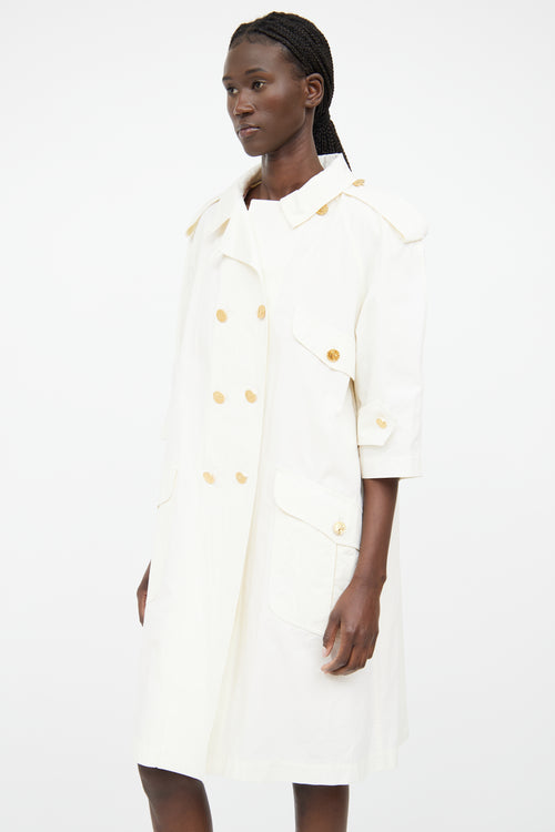 Chanel 1980s A-Line Trench Coat