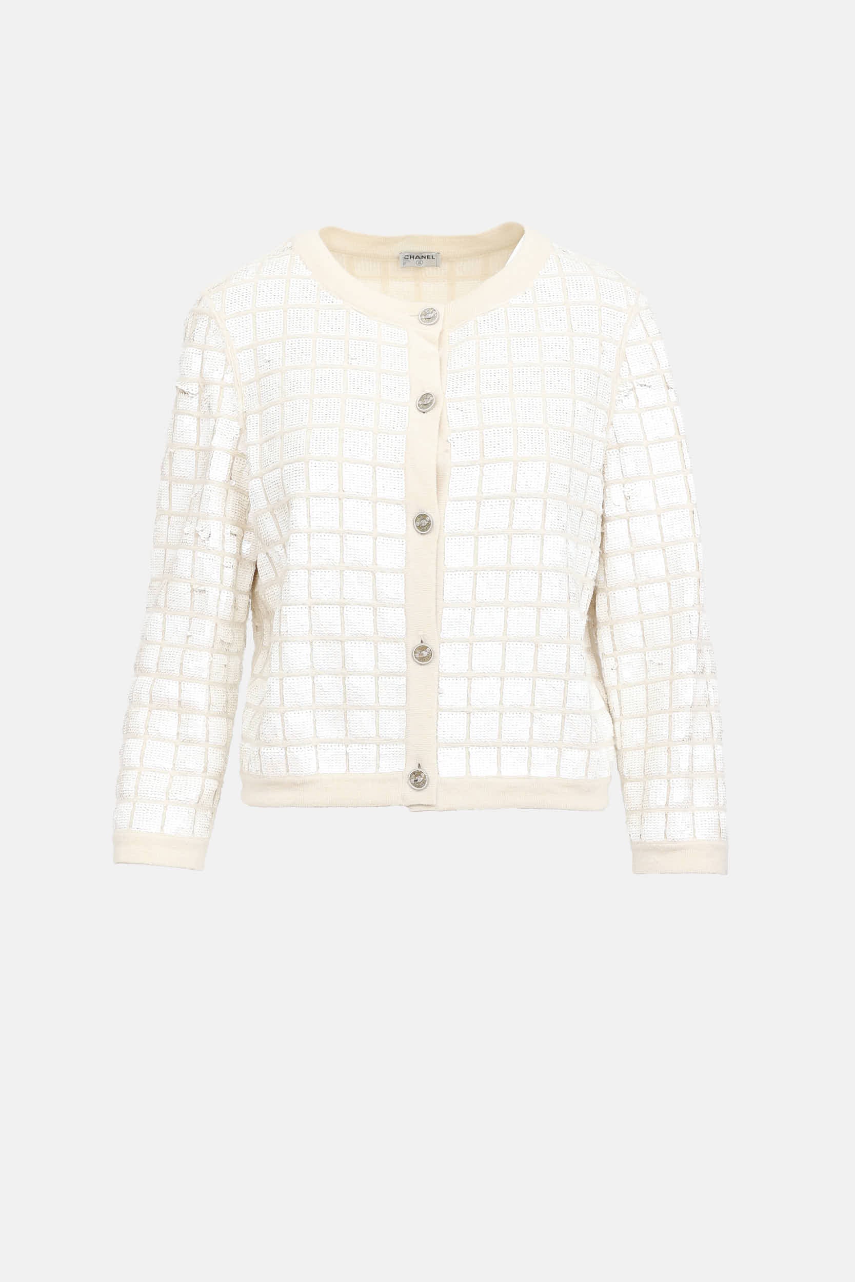 Chanel 2008 Sequin Cashmere Cardigan