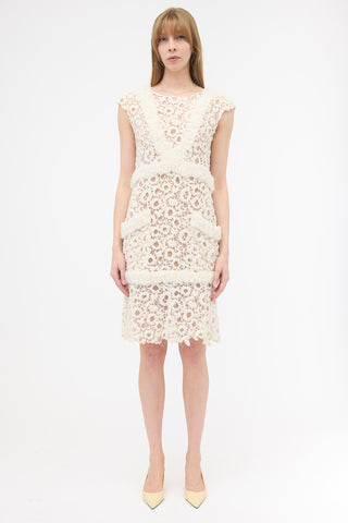 Chanel Cruise 2012 Embroidered Mesh Dress