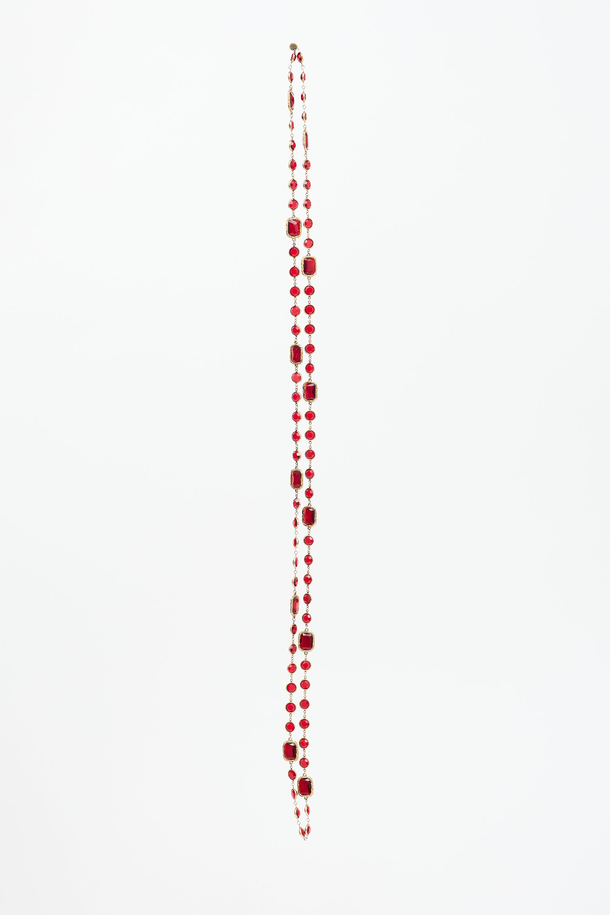 Chanel Crystal Long Necklace