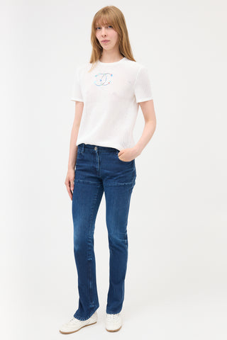 Chanel SS 2008 Slim Leg Jeans