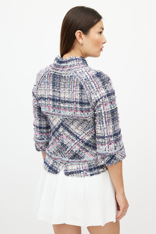 Chanel FW 2007 Cream & Multicolour Tweed Jacket