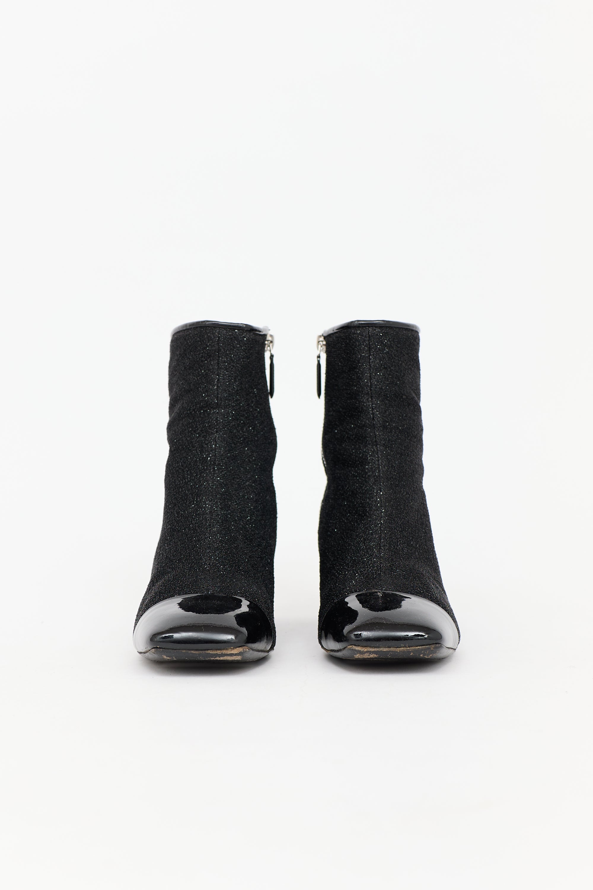 Chanel FW 2017 Lurex CC Boot