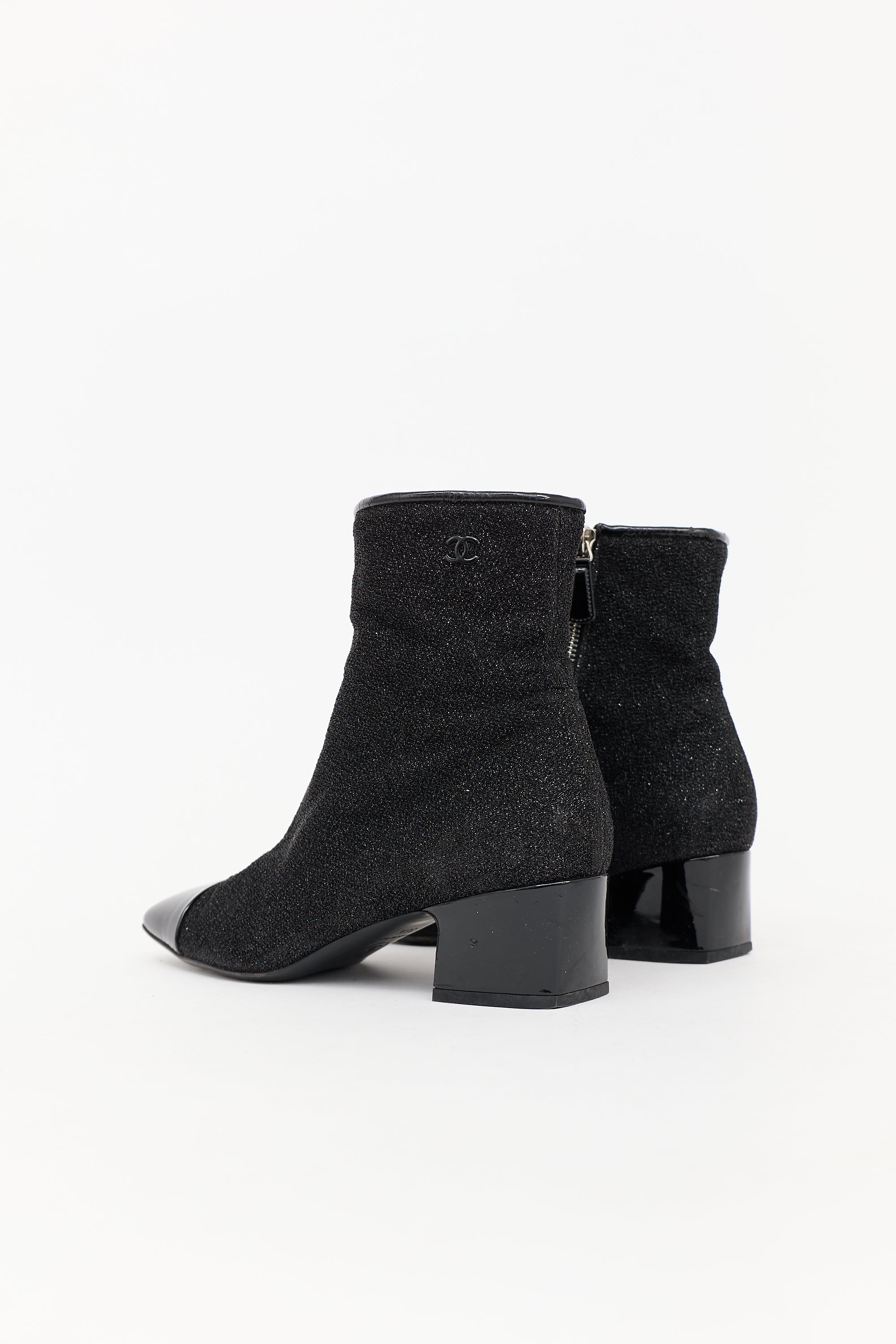 Chanel FW 2017 Lurex CC Boot