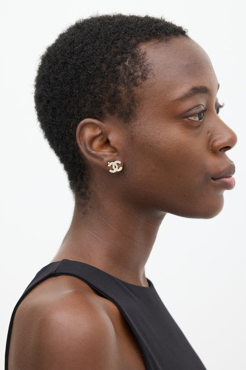 Chanel FW 2021 Faux Pearl CC Earrings