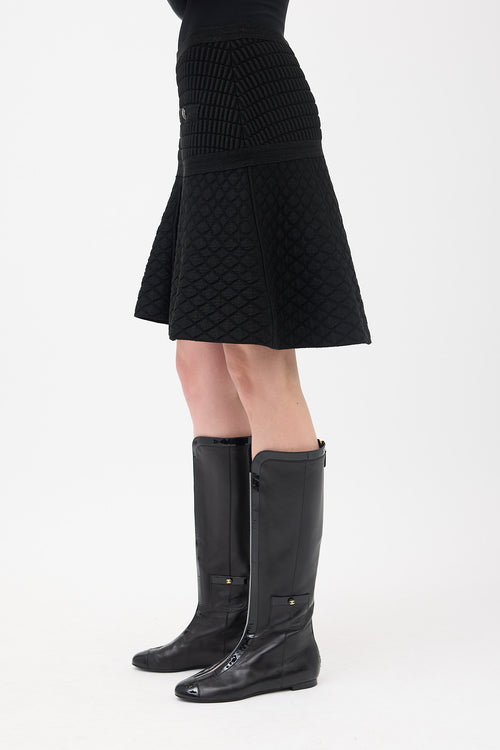 Chanel FW 2013 Quilted Skirt