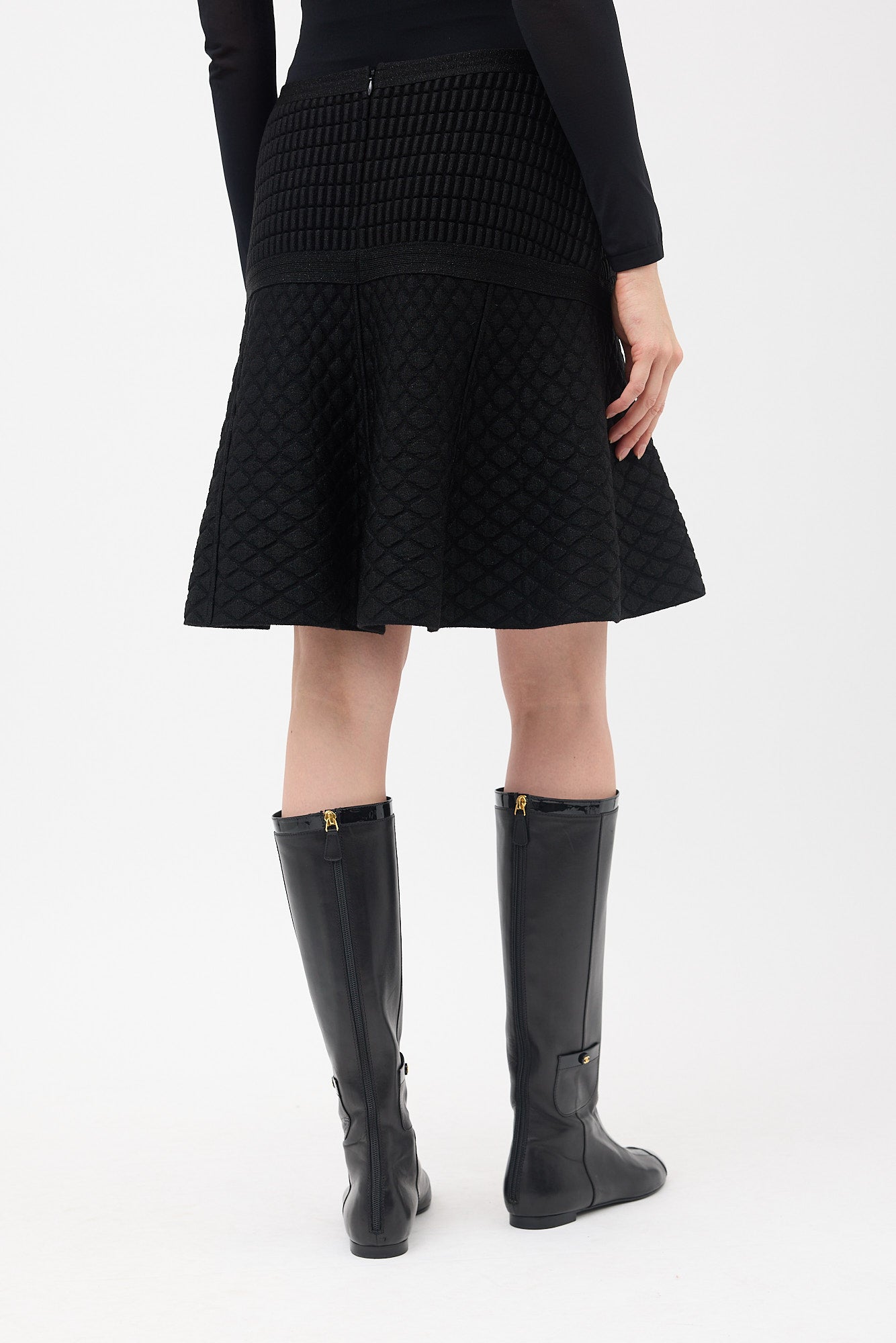 Chanel FW 2013 Quilted Skirt