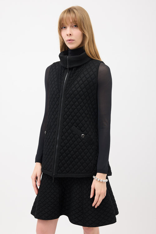Chanel FW 2013 Quilted Zip Vest