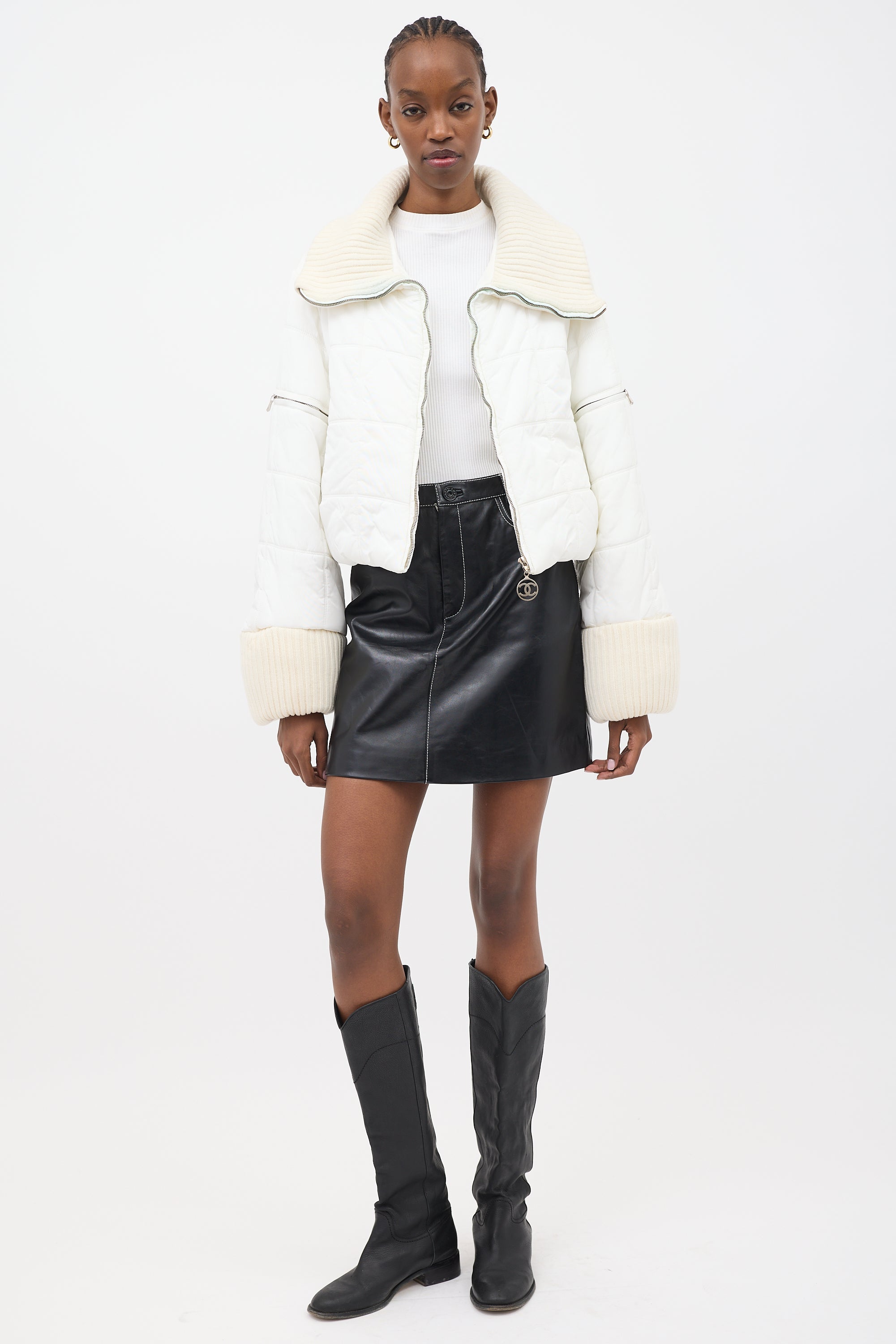 Chanel Fall 2000 Convertible Puffer Jacket