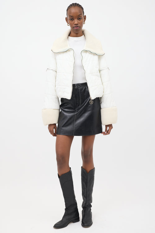 Chanel Fall 2000 Convertible Puffer Jacket