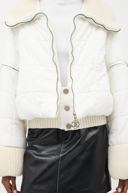 Chanel Fall 2000 Convertible Puffer Jacket