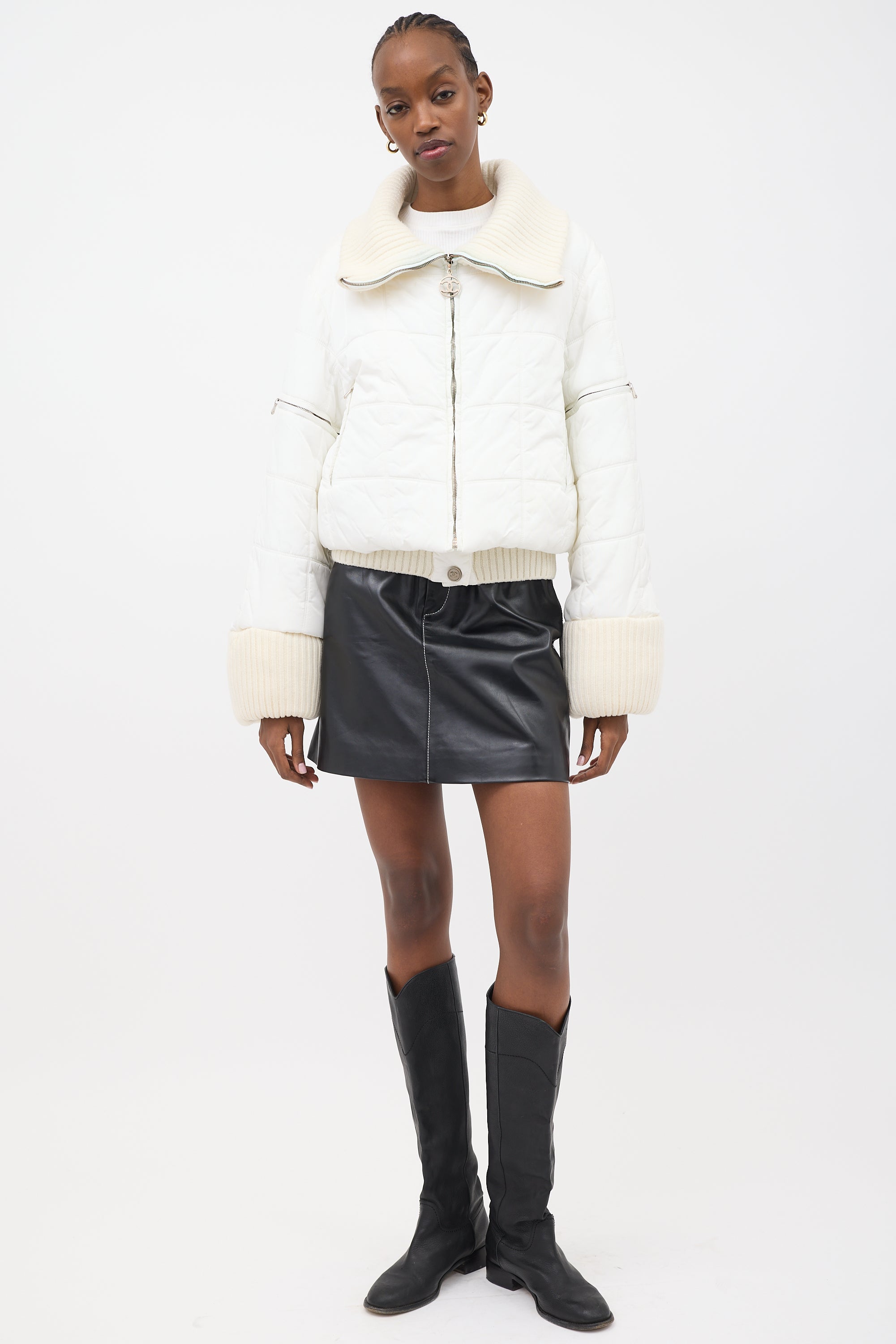 Chanel Fall 2000 Convertible Puffer Jacket