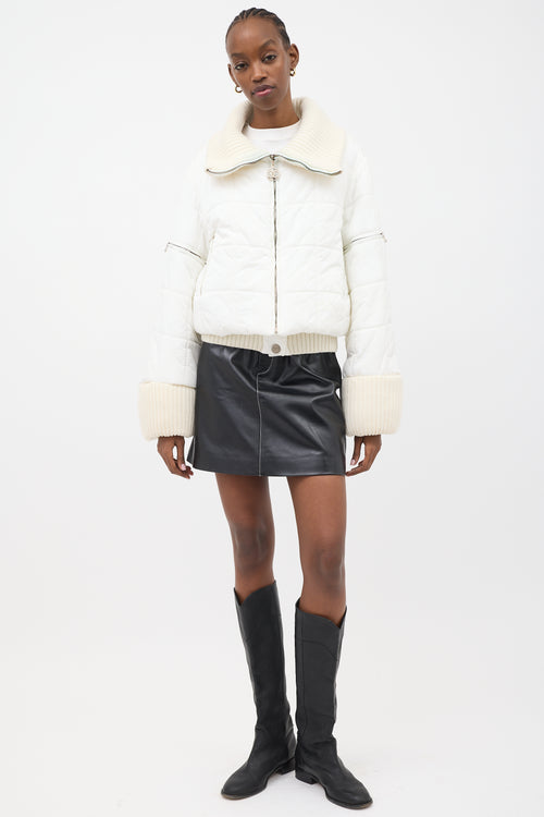 Chanel Fall 2000 Convertible Puffer Jacket