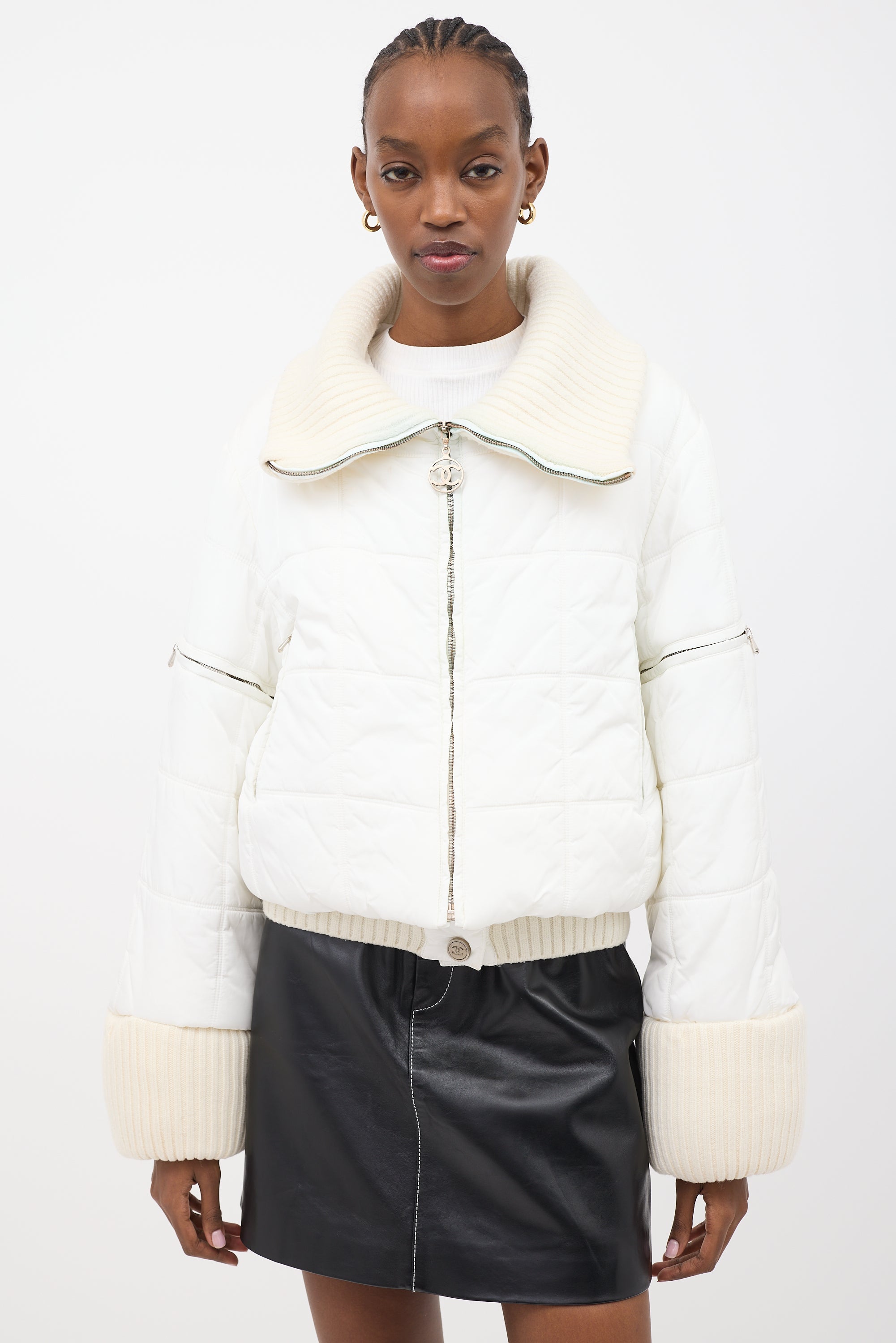 Chanel Fall 2000 Convertible Puffer Jacket