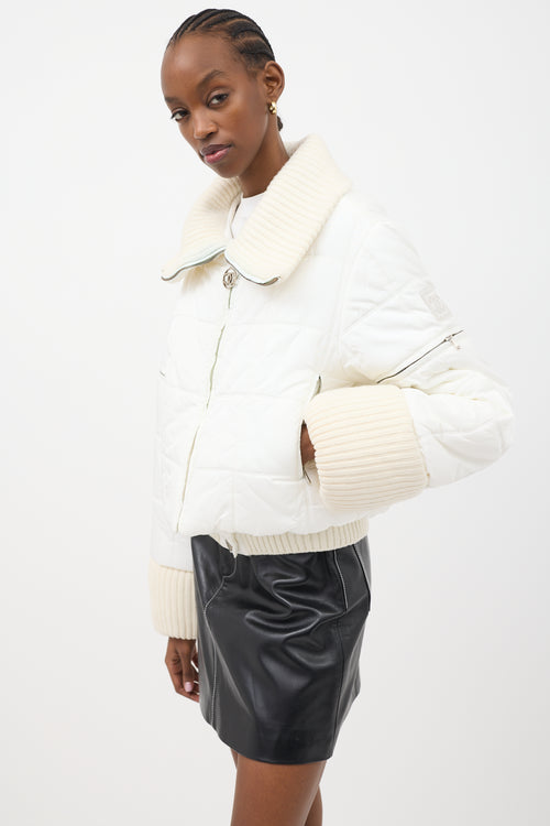 Chanel Fall 2000 Convertible Puffer Jacket