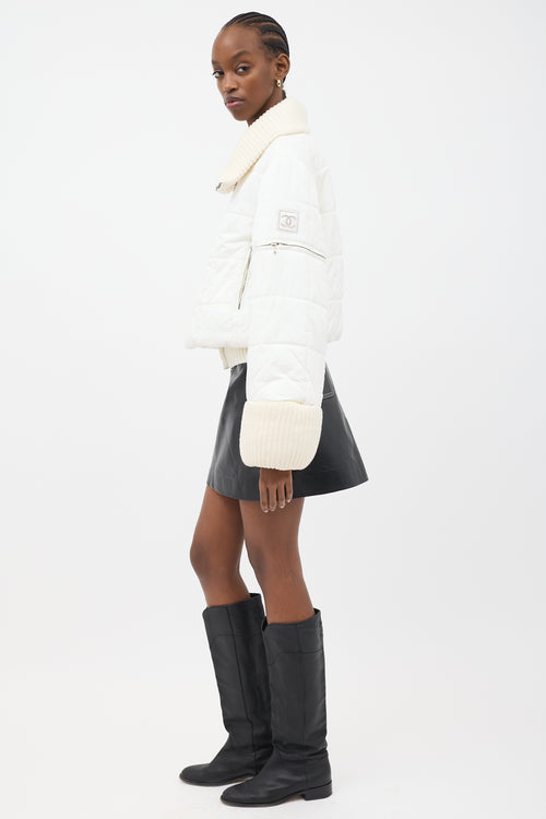 Chanel Fall 2000 Convertible Puffer Jacket