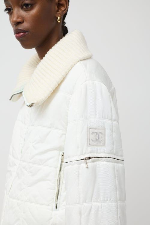 Chanel Fall 2000 Convertible Puffer Jacket