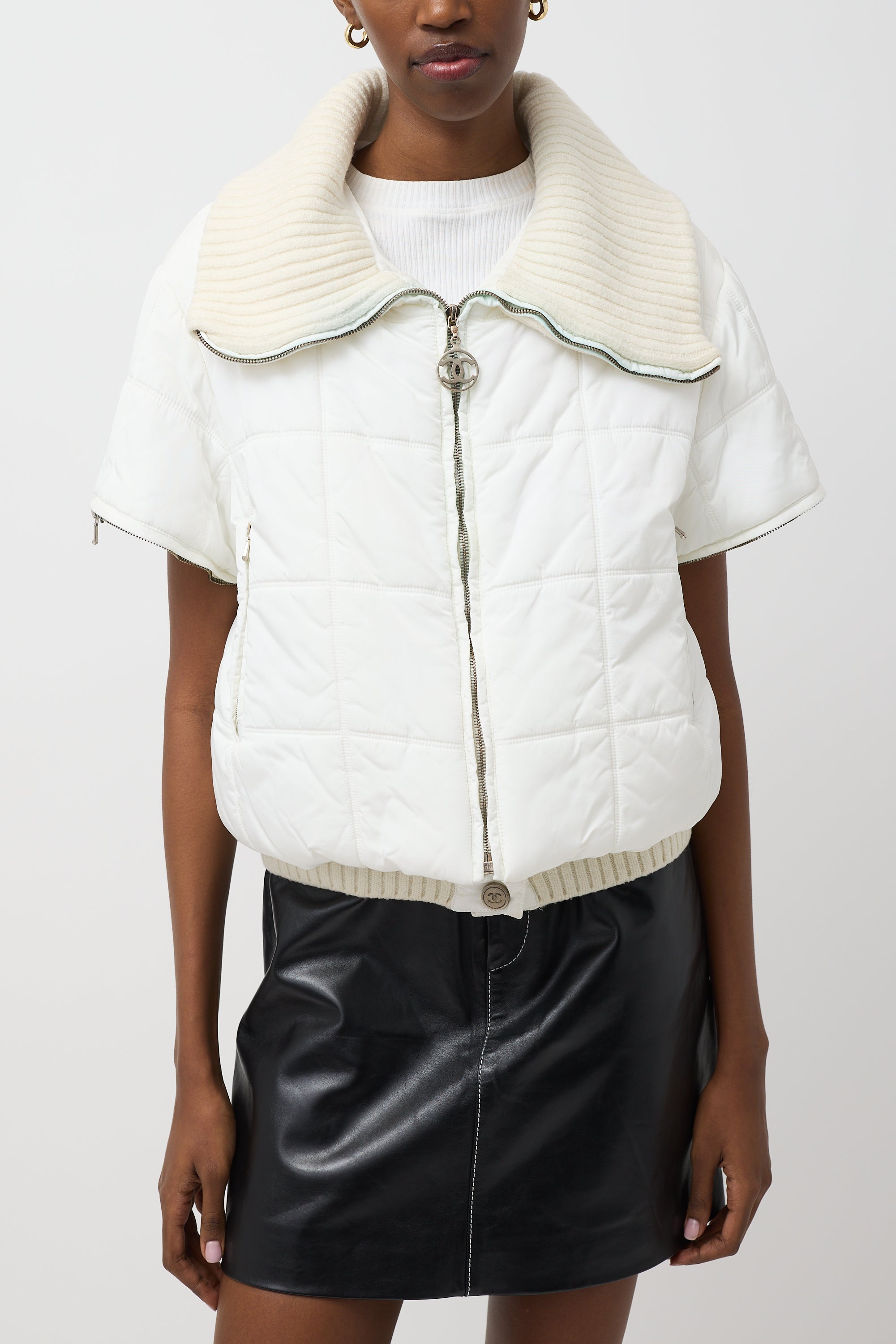 Chanel Fall 2000 Convertible Puffer Jacket