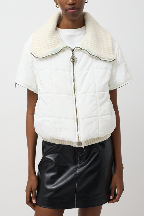 Chanel Fall 2000 Convertible Puffer Jacket