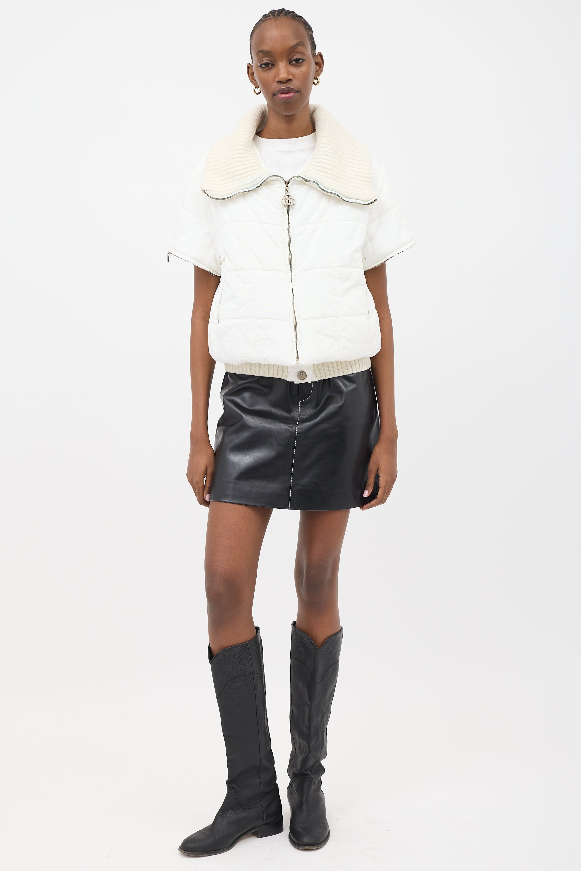 Chanel Fall 2000 Convertible Puffer Jacket