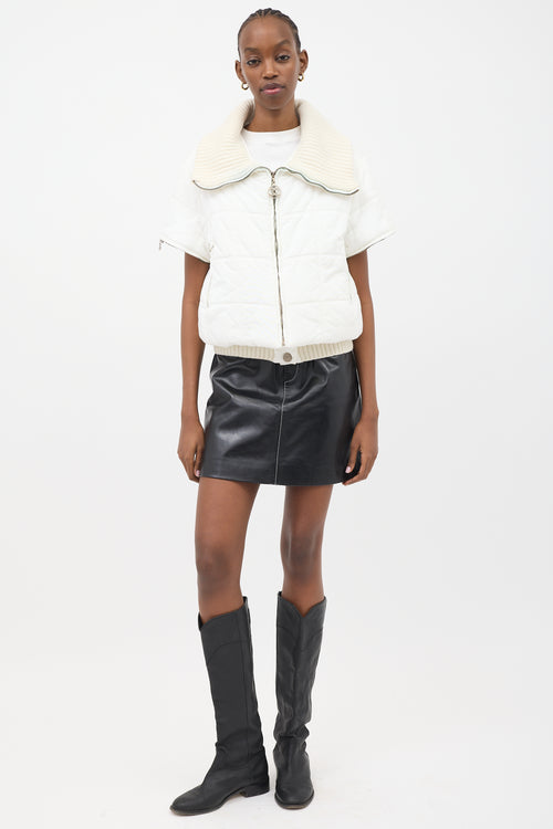 Chanel Fall 2000 Convertible Puffer Jacket