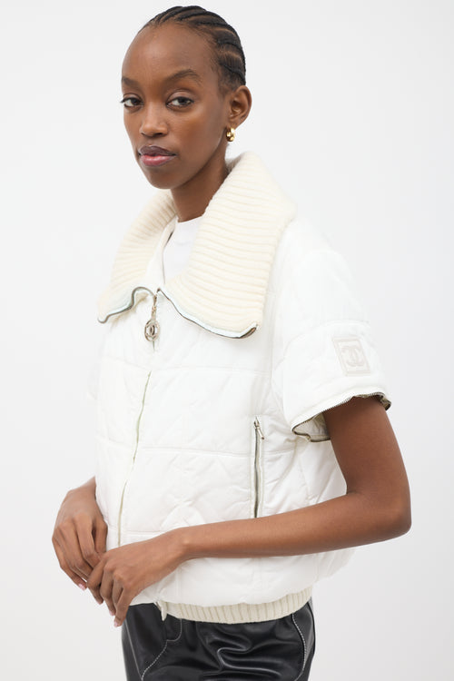 Chanel Fall 2000 Convertible Puffer Jacket