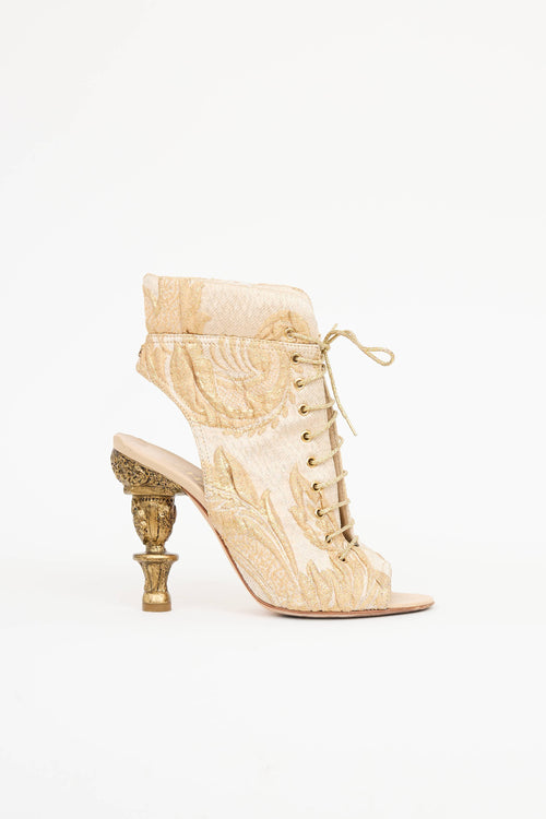 Chanel2013 Cruise Brocade Bootie