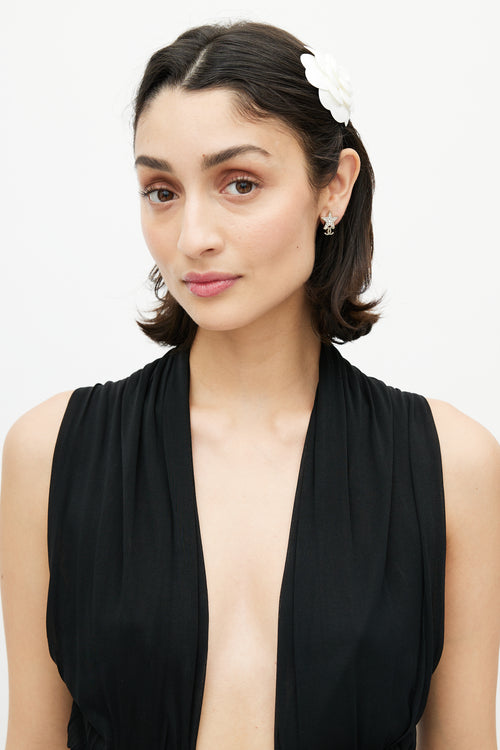 Chanel CC Star Earrings