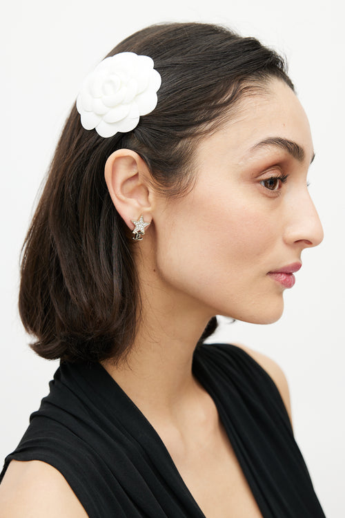 Chanel CC Star Earrings