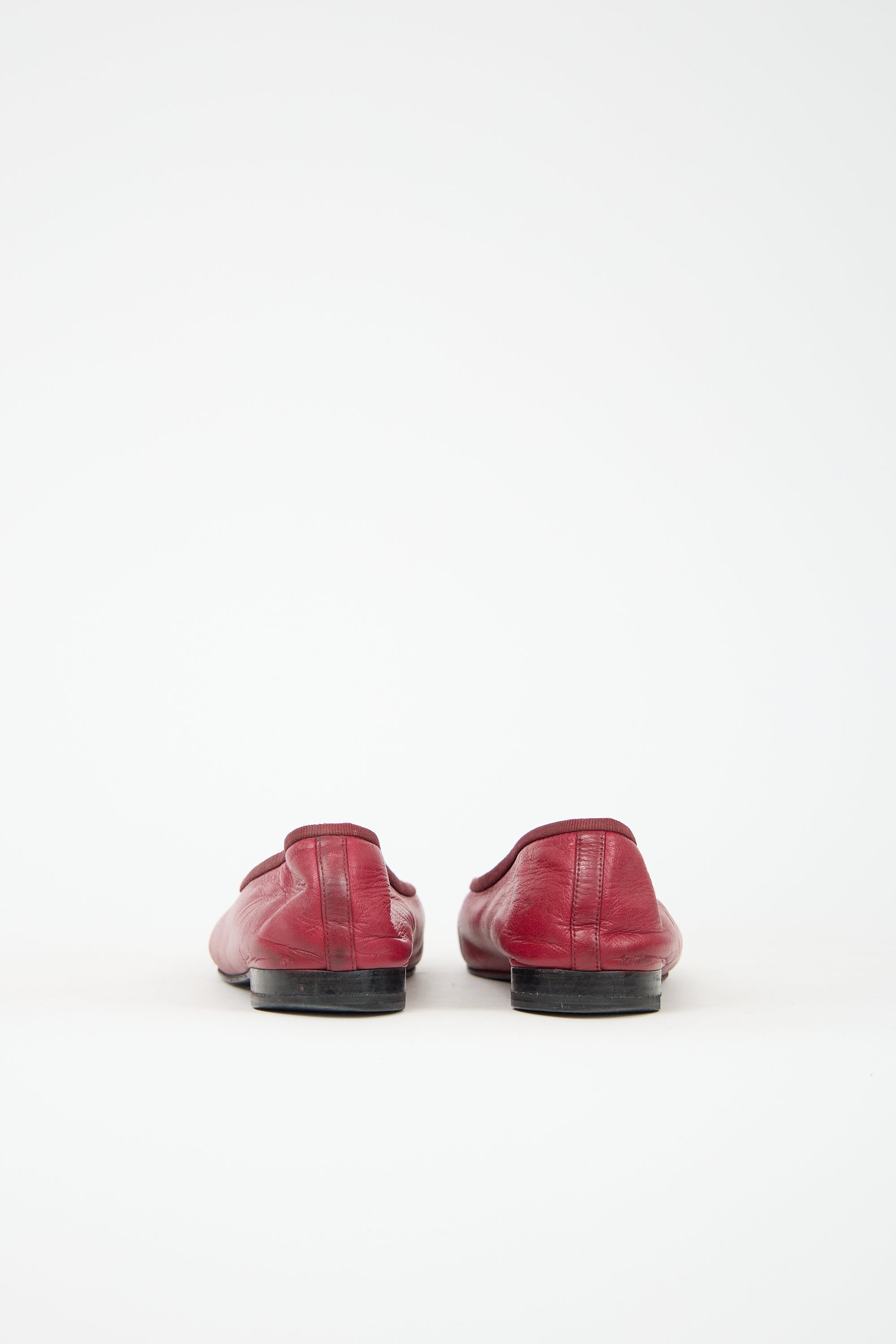 Chanel Leather CC Ballet Flat