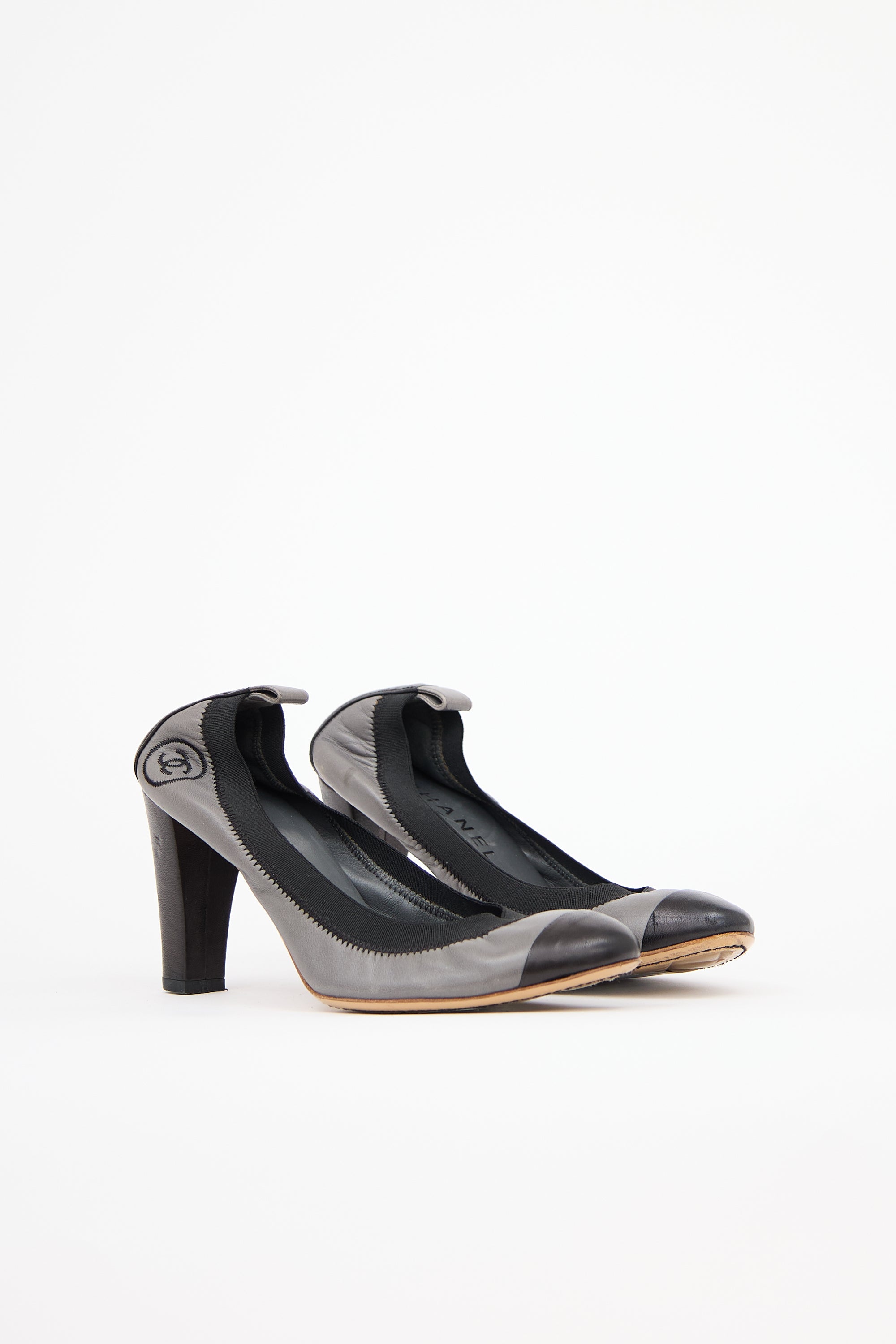 Chanel Leather CC Pump