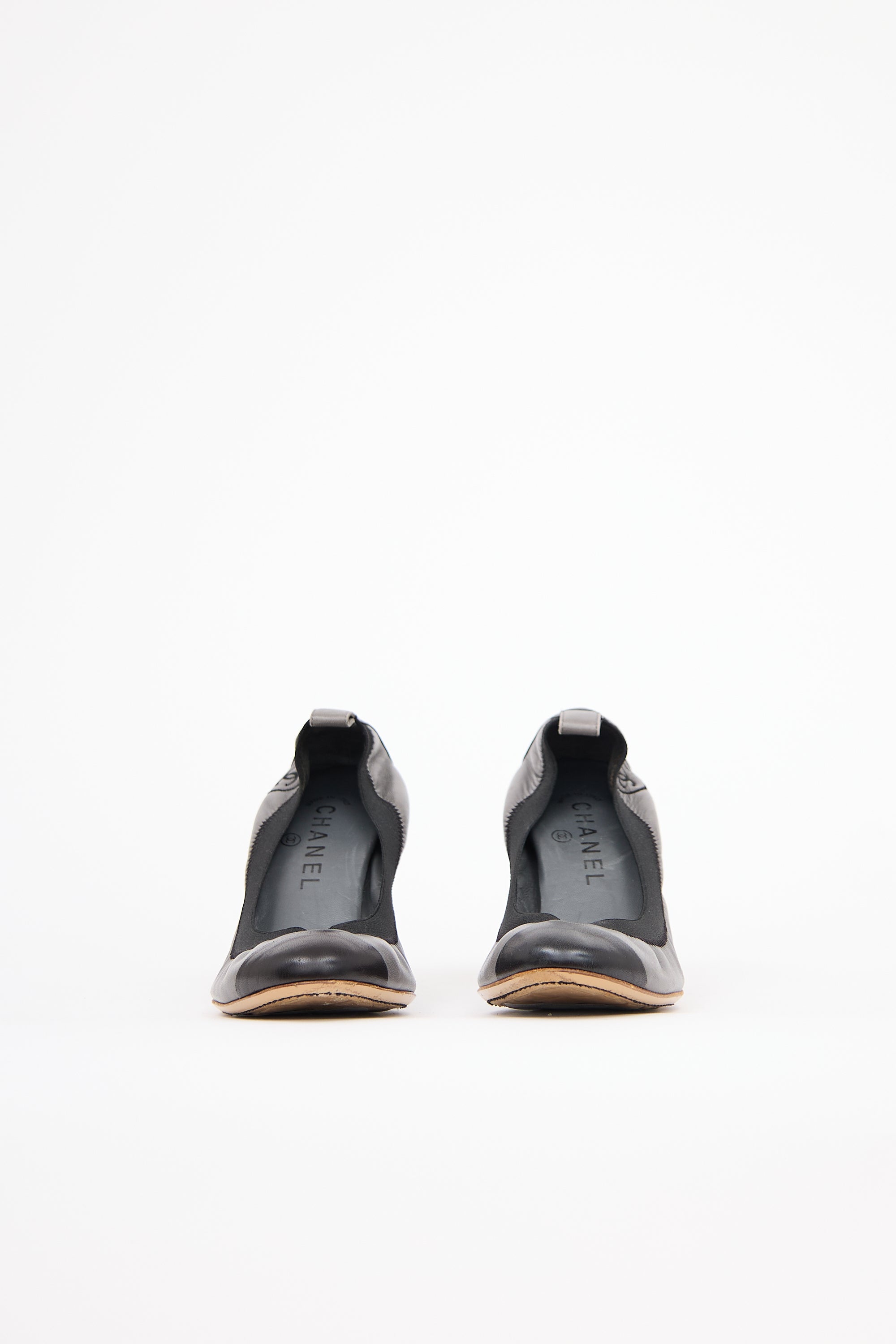 Chanel Leather CC Pump